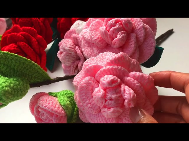 Crochet Camellia Flower Pattern