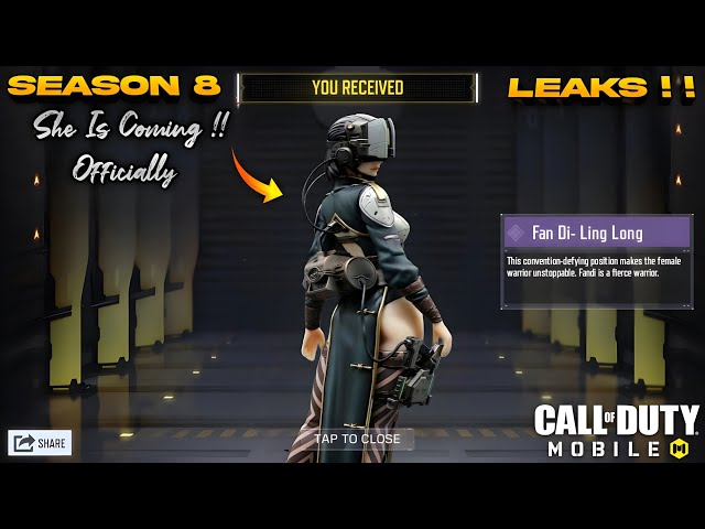 SEASON 8 CHARACTER LEAKS | NEW INCARNATION COLLAB CHARACTER | COD MOBILE