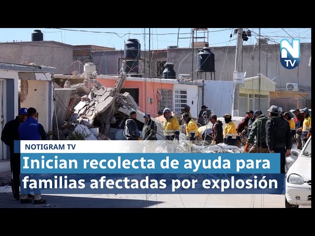 Inician recolecta de ayuda para familias afectadas por explosión