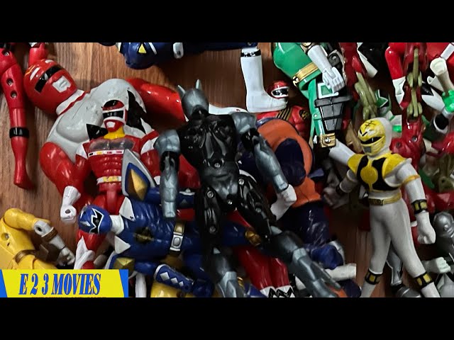 Huge Vintage power rangers toy lot