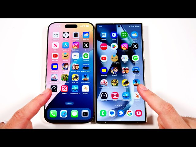 iPhone 16 Pro Max vs Galaxy S24 Ultra Speed Test