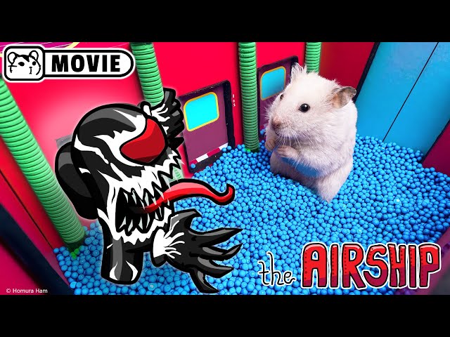 Hamster impostor Among Us ep.4 - Venom on the Airship 😈 Homura Ham