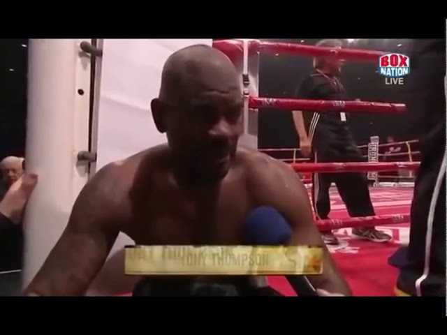 Boxer Tony Thompson hilarious interview -MUST WATCH AND SHARE