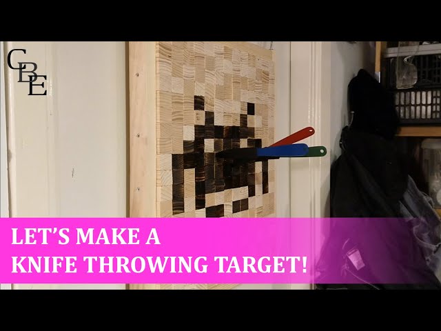 Let's make a knife throwing target!