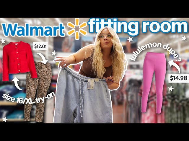 inside the fitting room at walmart! (what happened to plus sizes in stores?)