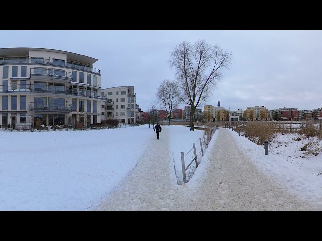 Sicklauddsbron "The Cape of Sickla Bridge"- Hammarby sjöstad| raw video