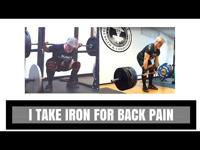 I Take Iron for Back Pain