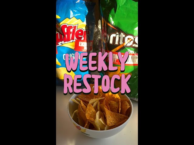 ASMR Random Weekly Restock #best #box #restock #chocolate #lovely #snacks #meal #recipe #food #yummy