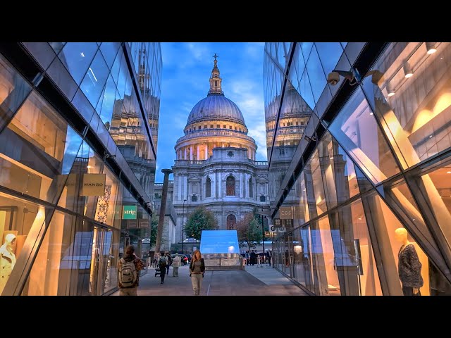 CITY OF LONDON 2024 | Tower Bridge to St Paul’s Cathedral, London Walk Tour | 4K HDR 60FPS