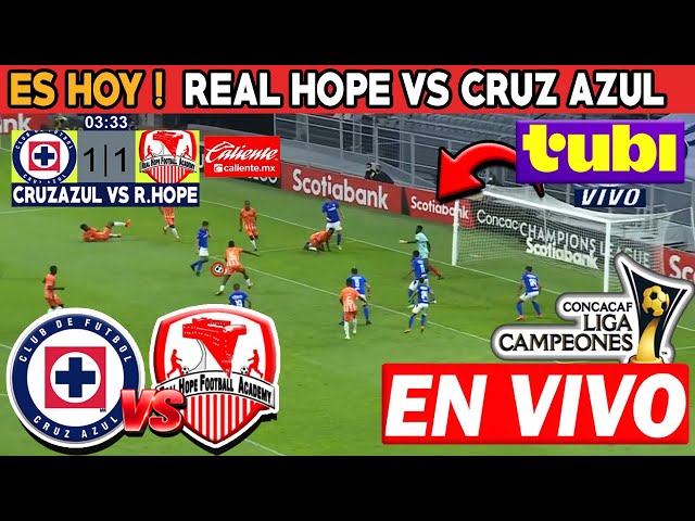 Cruz Azul vs Real Hope en vivo | Fox Sports | CONCACAF 2025 | Donde ver Chivas vs Cibao tubi tv