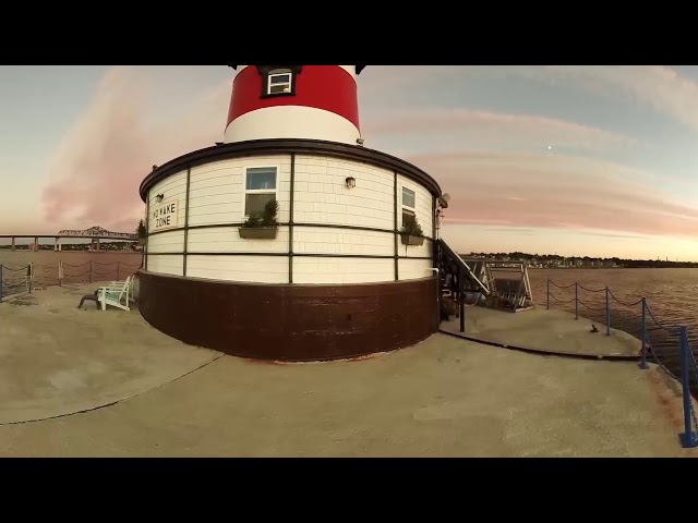 360 Video: Inside a Historic Lighthouse