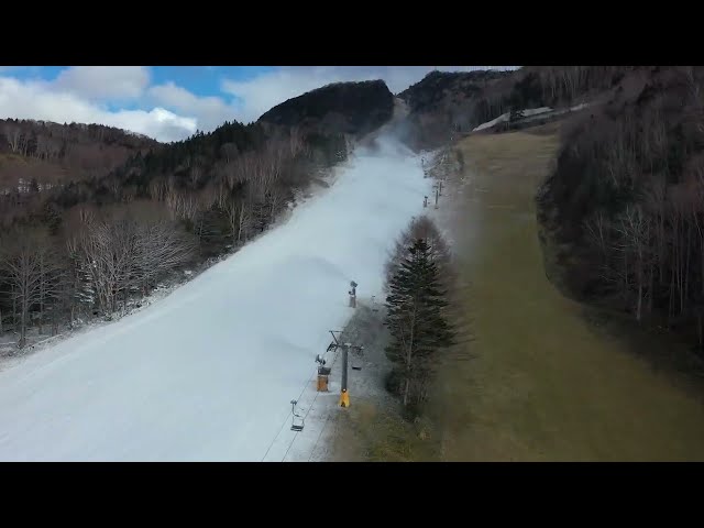 2022年12月2日　丸沼高原人工降雪