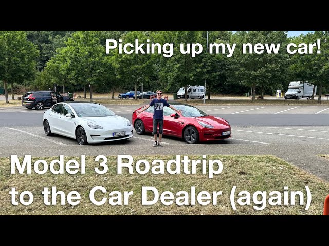 Picking up my new car! - Tesla Model 3 Roadtrip