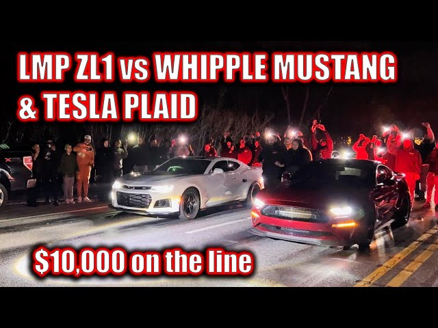 LMP ZL1 vs Whipple Mustang & Tesla Plaid