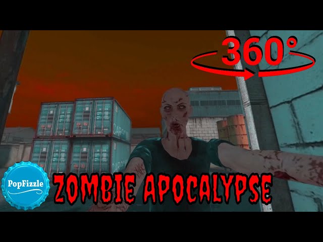 360 video || Zombie Apocalypse Episode 6 || Horror Animation VR