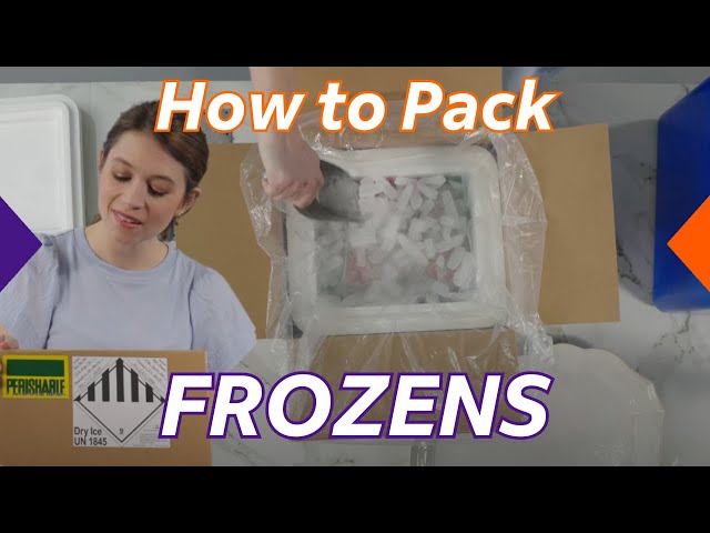 How to pack and ship perishables: frozen food – FedEx