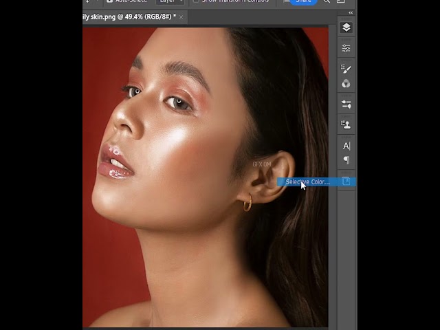 Fix oily / harsh sunlight skin using Photoshop 2024