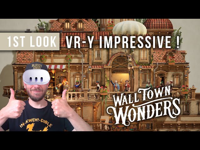 First Look at Wall Town Wonders - An AR city-builder played right on your own walls!