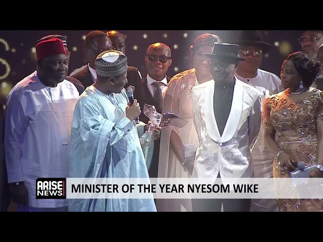 MINISTER OF THE FCT, NYESOM WIKE, WINS ‘MINISTER OF THE YEAR’ AWARD