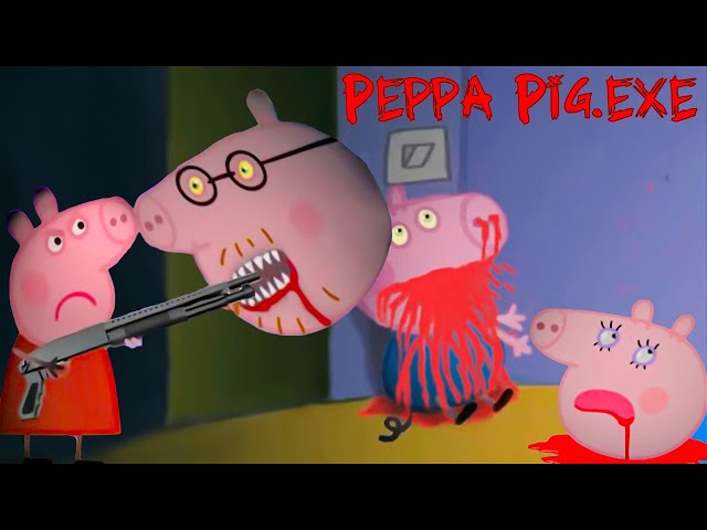 Peppa Pig SCARIEST Stories (PEPPA PIG HORROR SPLATTER PARODY)