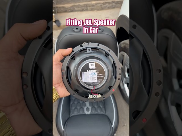 Fitting JBL Speaker in Car 🚘