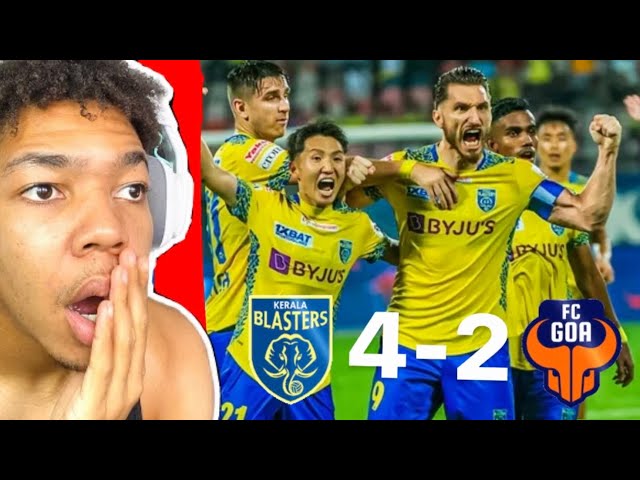 Kerala Blasters vs Fc Goa 4-2 Reaction!!! CRAZY COMEBACK in Indian Super League