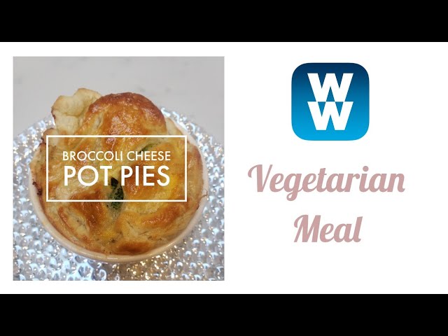 WW VEGETARIAN DINNER SERIES | BROCCOLI CHEDDAR POT PIES | WEIGHT WATCHERS!!