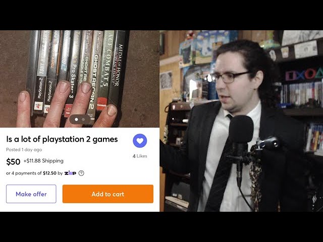 Used Video Game Resale Fail Mercari "Is a lot of playstation 2 games"