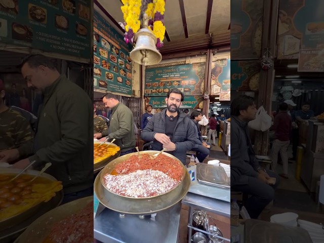 Old delhi Famous Rabri wala #streetfood #rabri #chandnichowk #chandnichowkfood #delhifood #ytshorts