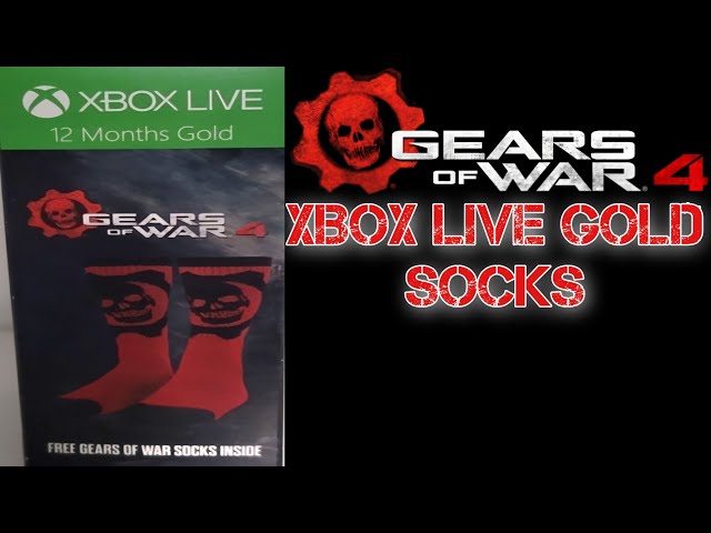 Xbox Live Gold Socks - Gears of War 4