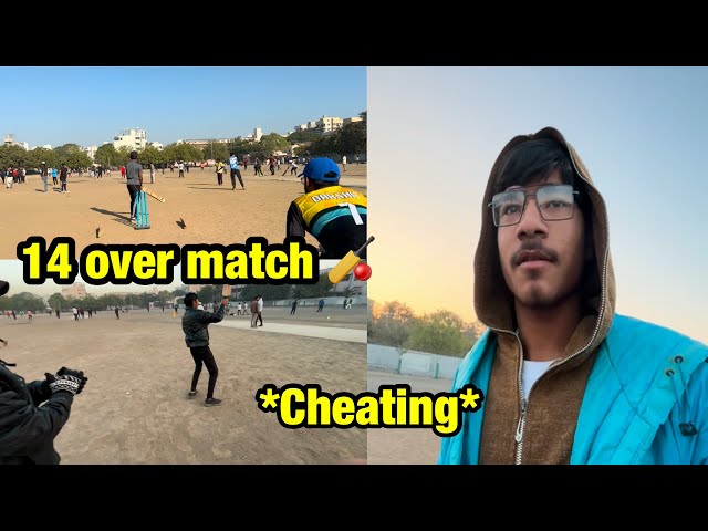 14 Over Cricket Match🔥 *Shocked*|VLOG NO.30