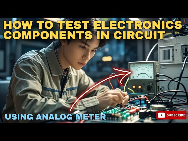 How to Test Electronics Components in Circuit Using Analog Multi-Tester?