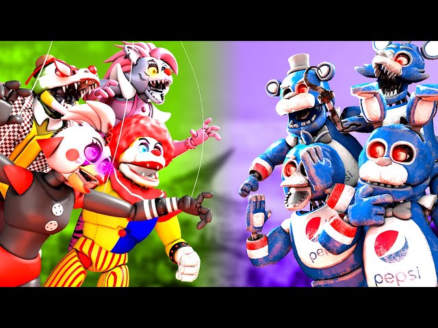 [SFM FNaF] Circus vs Pepsi Animatronics