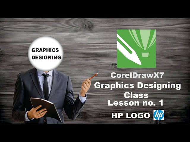 CorelDrawX7 Graphics Designing Class Lesson no. 1 #hp #logo @GraphicalHP