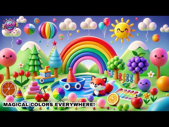 Learn Colors with the Best Nursery Rhyme! 🌈 Fun & Educational Song for Kids