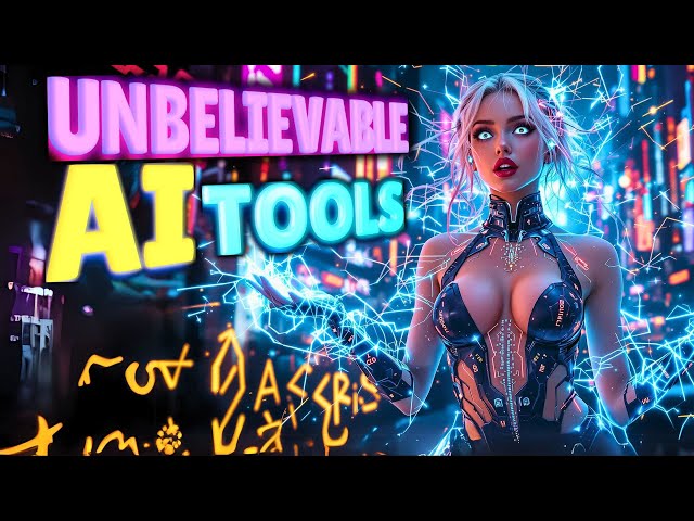 Shocking AI Tools Just Released! [Video Editing, 3D, Image]