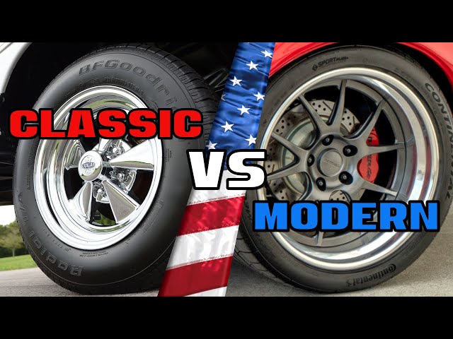 The Muscle Car Wheel and Tire Debate: Nostalgia vs Performance!