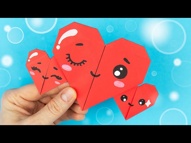 HOW TO MAKE ORIGAMI HEART: VALENTINE CRAFT IDEAS