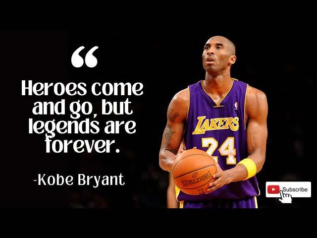 "Heroes come and go, but legends are forever" - Kobe Bryant Motivational Speech | Camp Motivate ✊