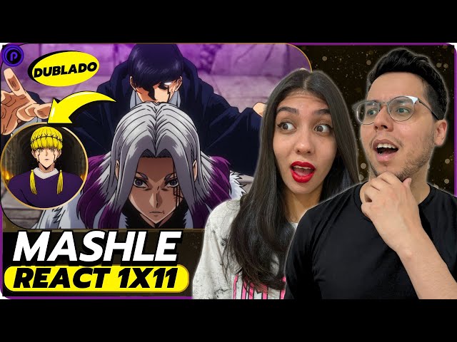 MASH VS ABEL! | REACT MASHLE DUBLADO 1X11