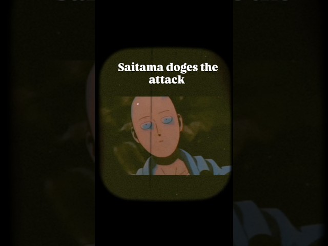 #shorts Saitama doges the attack #viralshorts #trending #anime #animeedit #fyp #naruto #onepiece