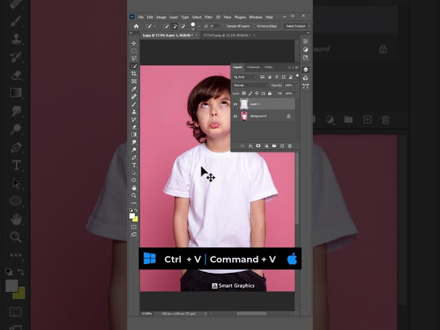 Add Design on T-Shirt in Photoshop