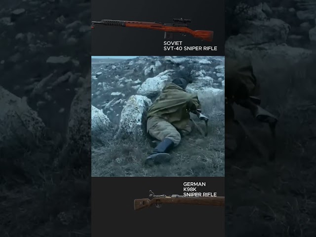 Sniper Battle Soviet SVT-40 Sniper Rifle VS German K98K Rifle - Soviet Offensive World War 2