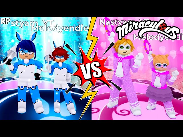 NEW VS ORIGINAL TRANSFORMATION (COMPARISON) NO MIRACULOUS RP - MIRACULOUS ROBLOX!