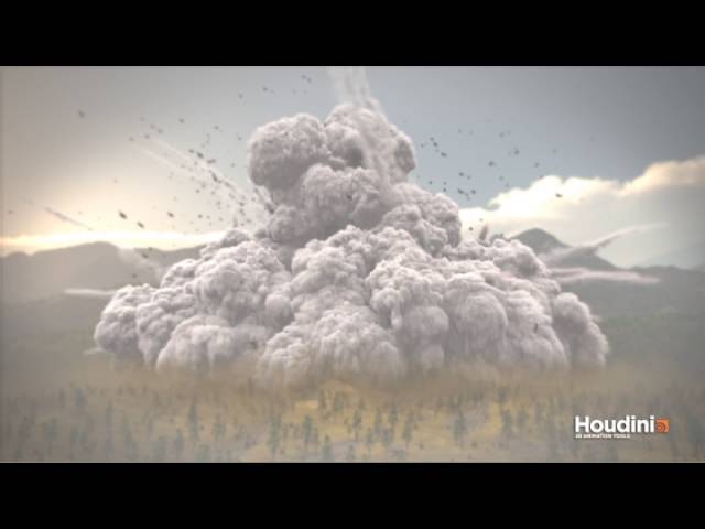 Volcano Irruption - Pyroclastic Flow