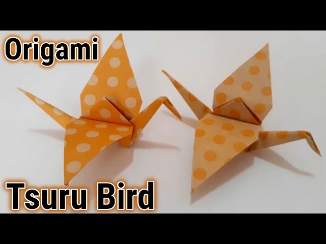 Traditional Origami Tsuru |  Tsuru - Japanese Origami Crane  | Paper Crane