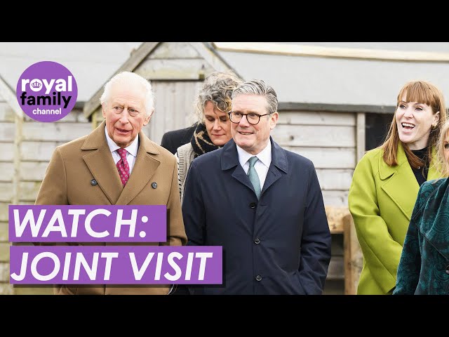 WATCH: King Charles Visits Newquay Orchard With PM Keir Starmer and Deputy PM Angela Rayner