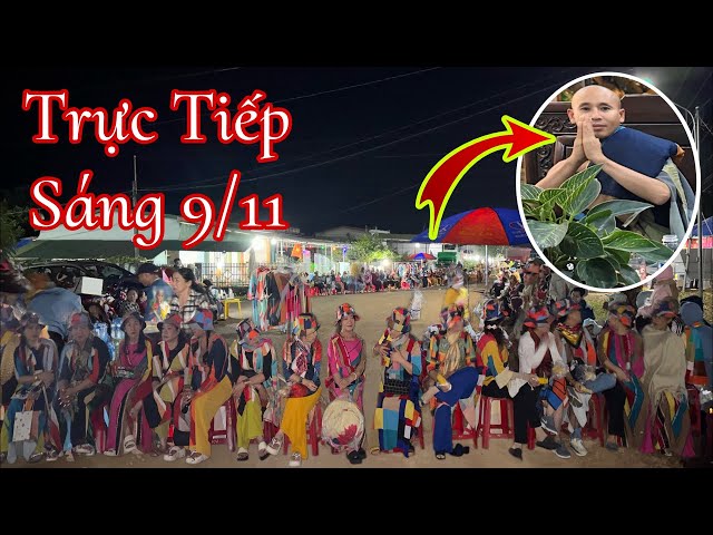 Trực tiếp: Sáng 9/11 Bà con trang nghiêm chờ " Sư Minh Tuệ " bộ hành khất thực gieo duyên