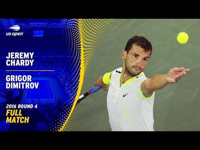 Jeremy Chardy vs. Grigor Dimitrov Full Match | 2016 US Open Round 4