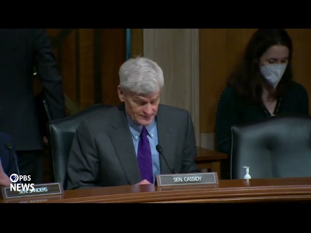 WATCH: Sen. Cassidy makes opening statement at McMahon confirmation hearing